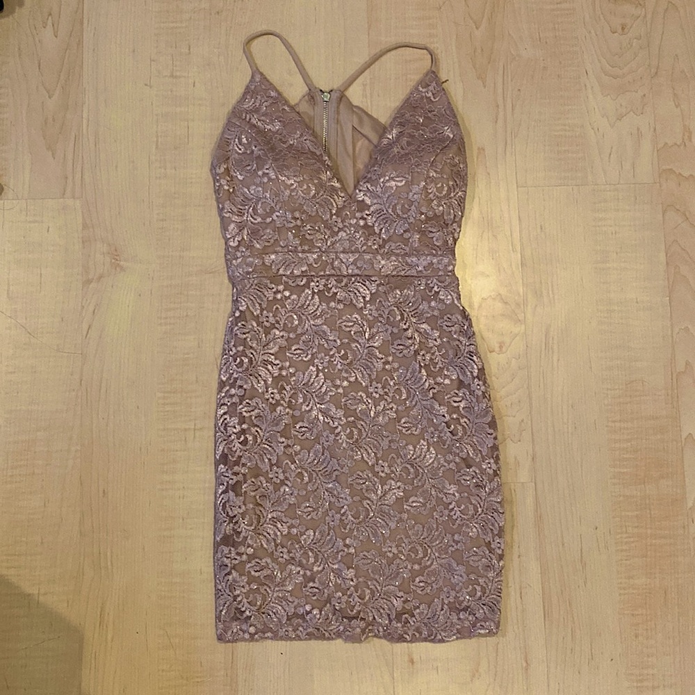 blush dress